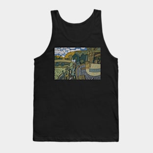 Abstract Somerset Landscape England Tank Top